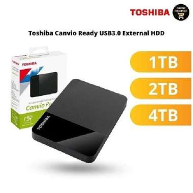 HARDDISK EXTERNAL TOSHIBA CANVIO 1TB / 2TB / 4TB / HDD EKSTERNAL - 1TB 1 tb