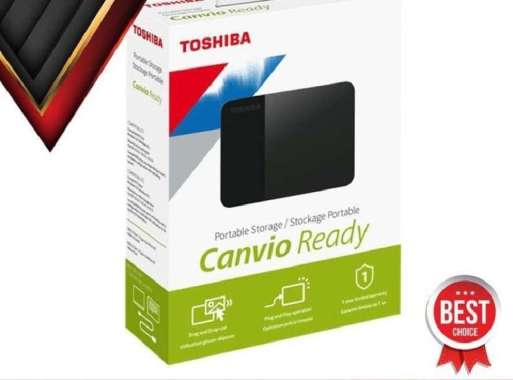 HARDDISK EXTERNAL TOSHIBA CANVIO 1TB / 2TB / 4TB / HDD EKSTERNAL - 1TB 2 tb