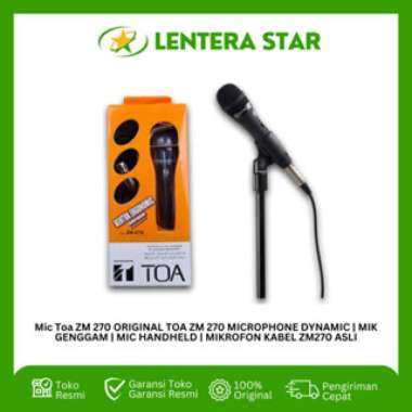 Mic Toa ZM 270 ORIGINAL TOA ZM 270 MICROPHONE DYNAMIC | MIK GENGGAM | MIC HANDHELD |