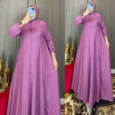 GAMIS AMANDA TWILL GAMIS CANTIK POLOS BUSUI GAMIS NONGKRONG KEKINIAN GAMIS MURAH Ld120cm (Jumbo) B