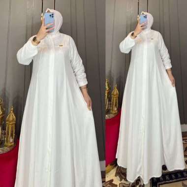 GAMIS AMANDA TWILL GAMIS CANTIK POLOS BUSUI GAMIS NONGKRONG KEKINIAN GAMIS MURAH Ld120cm (Jumbo) I