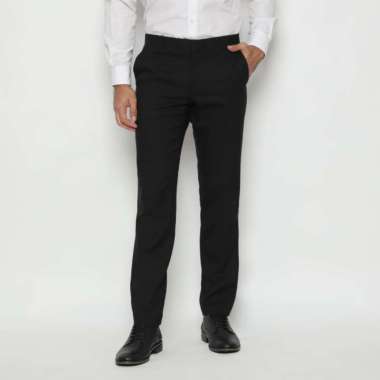 Platini Celana Kantor Formal Pria Panjang Black 88018 30