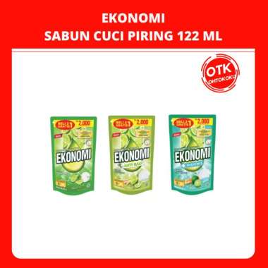 EKONOMI SABUN PENCUCI PIRING 122ML POUCH siwak n limau