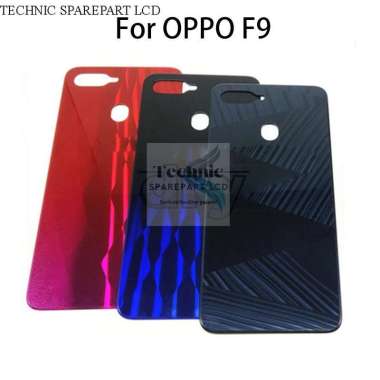 BACK COVER OPPO F9 / F9 PRO 2018 BACK DOOR CASING TUTUP BELAKANG BATERAI PURPLE