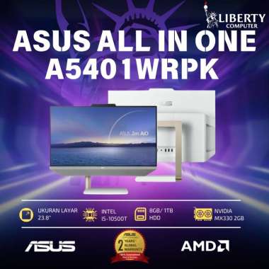 PC Asus Zen AIO A5401WRPK-BA581WS /Core i5-10500T/8GB/1TB HDD/23.8″