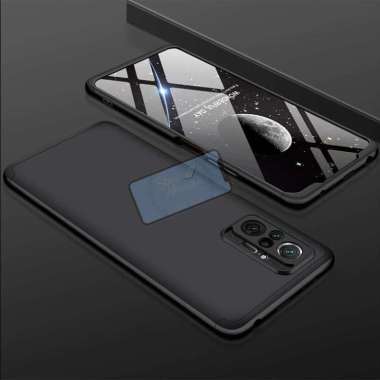 Case Xiaomi Redmi Note 10 Pro Original GKK 360 Hard PC Back Case Shell Redmi Note 10 Pro Hitam