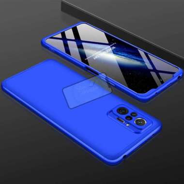 Case Xiaomi Redmi Note 10 Pro Original GKK 360 Hard PC Back Case Shell Redmi Note 10 Pro Biru