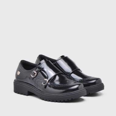 Adorableprojects - Rynetta Oxford Genuine Leather Black - Sepatu Kulit Wanita 37