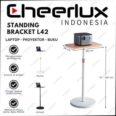 STAND LAPTOP BERDIRI | MEJA LAPTOP | PROJECTOR STANDING 70-120 CM L42 | MEJA KERJA PORTABLE STAND PR