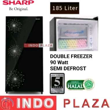 KULKAS SHARP 1 PINTU SJ-X197WDW Double Freezer