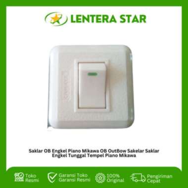Saklar OB Engkel Piano Mikawa OB OutBow Sakelar Saklar Engkel Tunggal Tempel Piano Mikawa