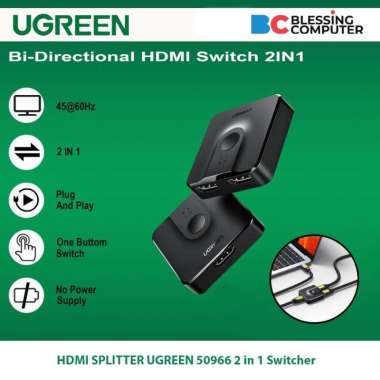 HDMI SPLITTER UGREEN 50966 2 in 1 Switcher