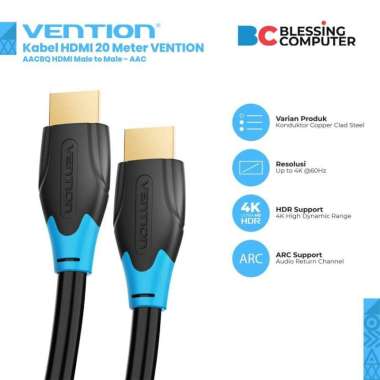 Kabel HDMI 20 meter VENTION AACBQ HDMI Male to male 1080p Full HD