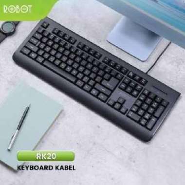 Keyboard USB ROBOT RK20 Black