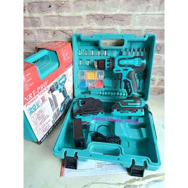 NRT PRO DC 340 HD SET 20V Bor Beton Cordless Baterai Cas 10 MM 20 V DC340