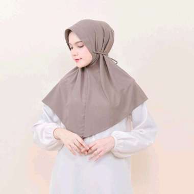 PUSSAT Talitha Hijab Bergo Tali Kepang Ulir Spandeks Jersey Premium Hijab Olahraga Hijab Instan Dail