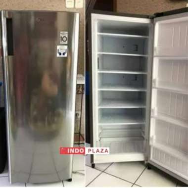 KULKAS FREEZER LG inverter GN-INV304 6 Rak Silver