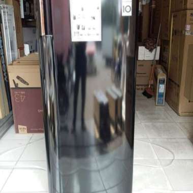 KULKAS FREEZER LG inverter GN-INV304 6 Rak Hitam