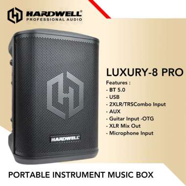 Portable Speaker Aktif Hardwell Luxury 8 Pro Speaker Aktif
