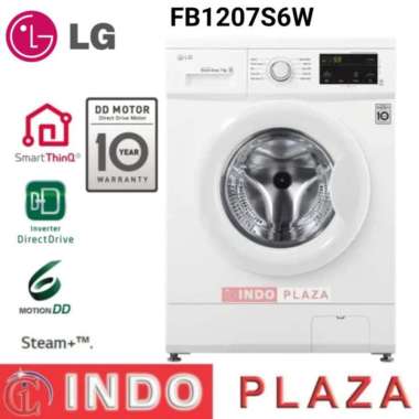 MESIN CUCI FRONT LOADING 7 Kg / 7Kg LG INVERTER DIRECT DRIVE FM1007N3W