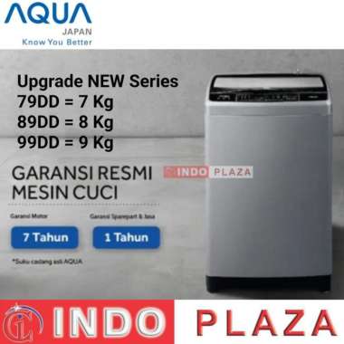 MESIN CUCI AQUA 1 TABUNG 9 KG / 9KG AQW-98DD