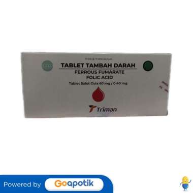 TABLET TAMBAH DARAH TRIMAN BOX 100 TABLET