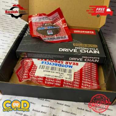 PAKET GEAR GIR SET KWB HONDA BLADE REVO ABSOLUTE TYPE 428 INDOPARTS