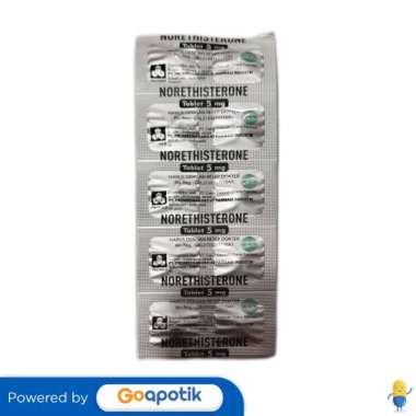 NORETHISTERONE PROMEDRAHARDO 5 MG STRIP 10 TABLET