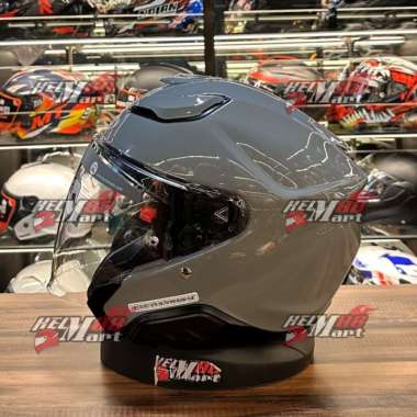 HJC F31 Helm Half Face Double Visor HJC Helmet M SEMI FLAT BLACK