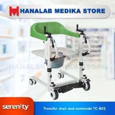 TC 802 SERENITY Transfer Chair and Commode Model: TC-802 / SERENITY Transfer Chair and Commode Model
