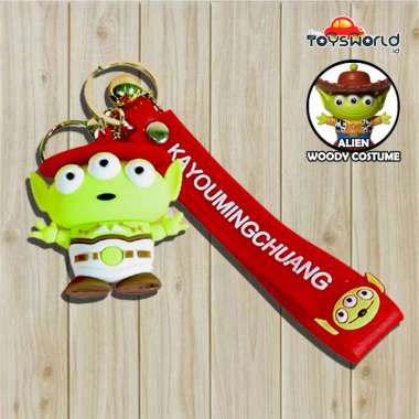 Keychain karakter film Toy Story Alien Red