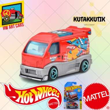 Hotwheels Mobil Van Matt Gabe Kei Swap Merah Abu Lot A 2025 HW Art Cars