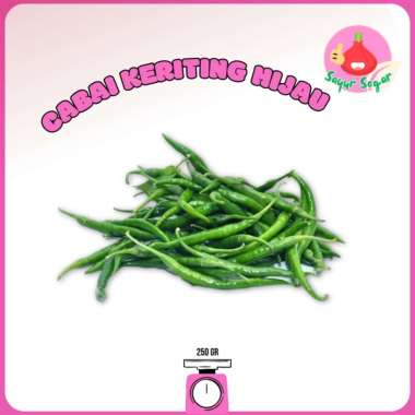 Sayur Segar - Cabai Keriting Hijau Segar/Green Chili 250 gr