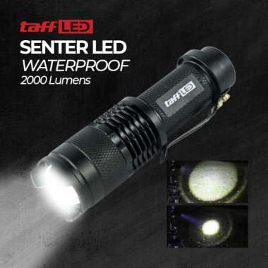 Senter LED 2000 Lumens Waterproff Pocketman