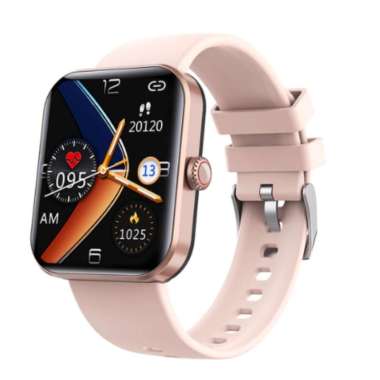 Smart Watch Layar 1,9 " bisa ukur gula darah & detak jantung 24 jam pink