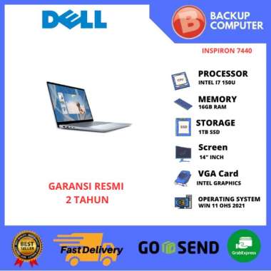 LAPTOP 2IN1 DELL INSPIRON 7440 INTEL I7 150U 16GB 1TB SSD