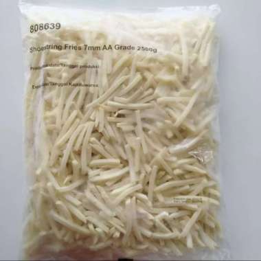 kentang goreng 2.5kg / kentang shoe string / kentang crinkle cut crinkle cut