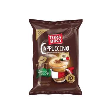 Torabika cappuccino / creamy latte / tora susu / tora duo kopi + gula isi 10 sachet cappuccino