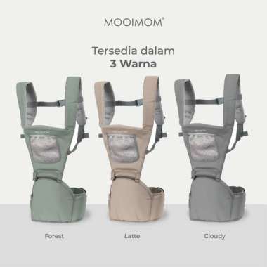 Mooimom - Casual Hipseat Carrier green