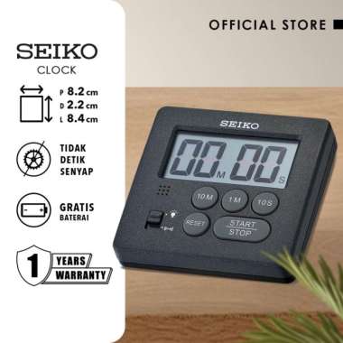 Seiko Stopwatch & Timer Digital QHY002K Black Original