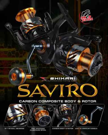 Shikari - Reel Saviro SW 7 Bearing Ukuran 1000 Sampai 6000 1000 PG SW