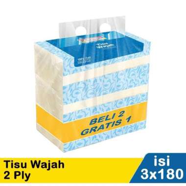 Indomaret Tisu Wajah Isi 3x180 sheets Indomaret