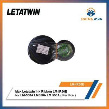 Max Letatwin Ink Ribbon LM-IR50B Pita Printer LM IR 50 B untuk mesin printer LM-550A LM550A LM 550A 