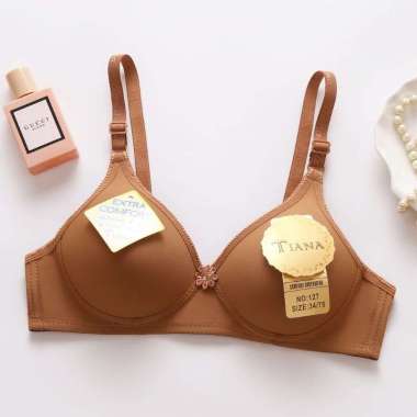 bh tiana polos tampa kawat cup kecil-a 127 coklat 38
