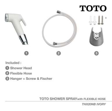 Shower Spray / Jet Shower White TOTO THX20NBW
