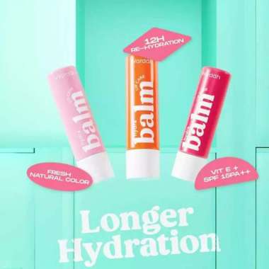 Wardah Hydrabalm Lip Care 4gr Spf 15 - Pelembab Bibir Multivitamin Orange