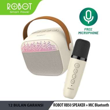ROBOT Bluetooth Speaker RB50 Speaker Karaoke Mini Portable RGB Bluetooth 5.3