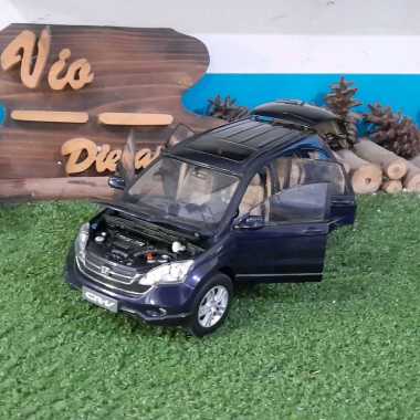 Diecast Miniatur Honda CRV 2010 dark Purple skala 1:18