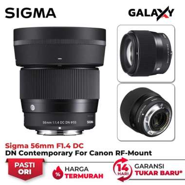 Lensa Sigma 56mm F1.4 DC DN Contemporary For Canon RF Mount 56 mm F/1.4 Garansi Resmi