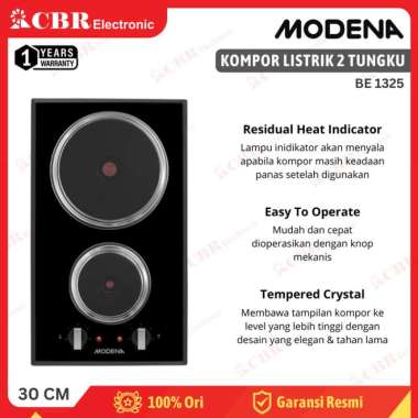 Kompor Listrik Tanam MODENA 2 Tungku BE 1325